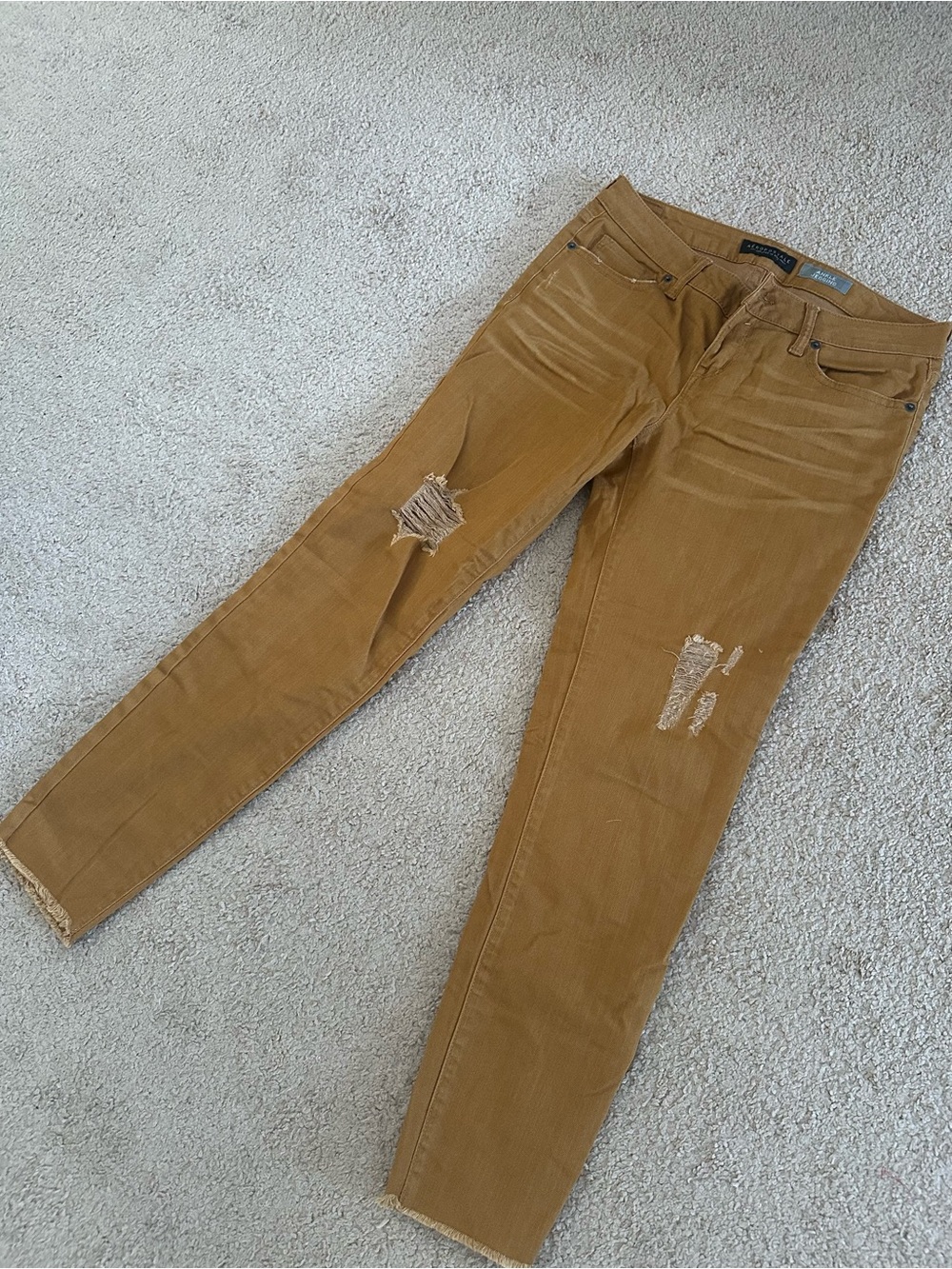 Aeropostale Ankle Jegging in Golden Brown